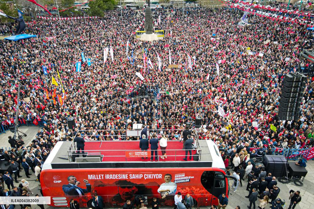 The Opposition Rally At The Erdogan Stronghold Konya City - Turkey