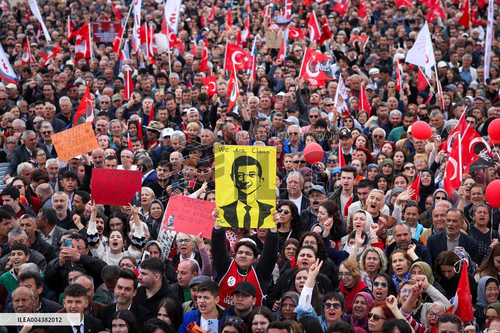 The Opposition Rally At The Erdogan Stronghold Konya City - Turkey
