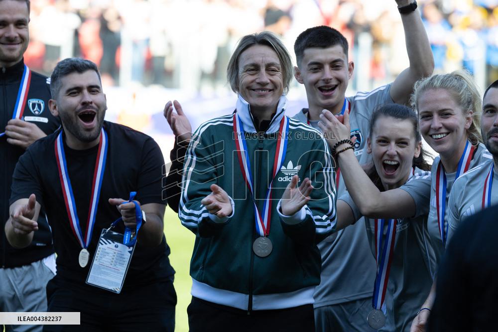 Women French Cup final football match PFC PSG - Calais