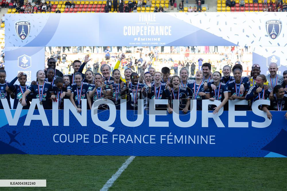Women French Cup final football match PFC PSG - Calais