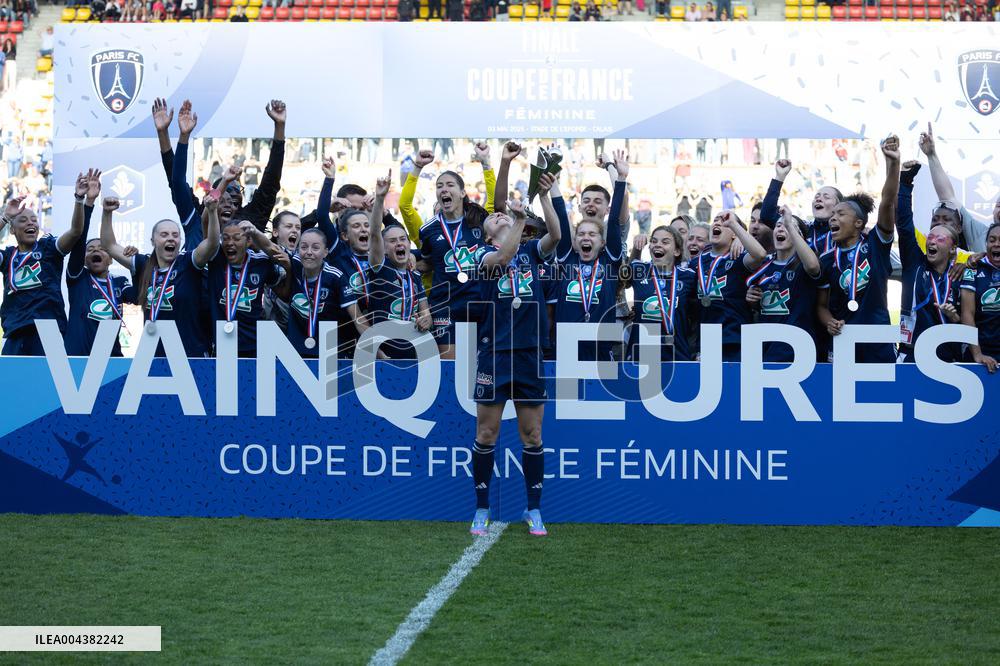 Women French Cup final football match PFC PSG - Calais