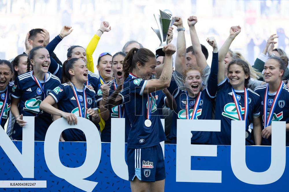 Women French Cup final football match PFC PSG - Calais