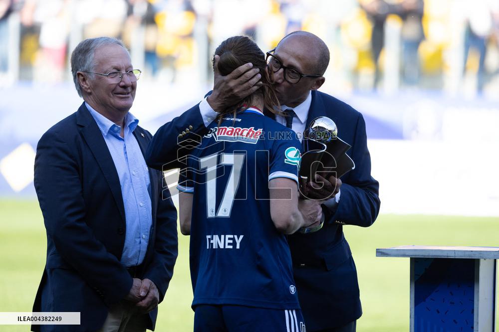 Women French Cup final football match PFC PSG - Calais