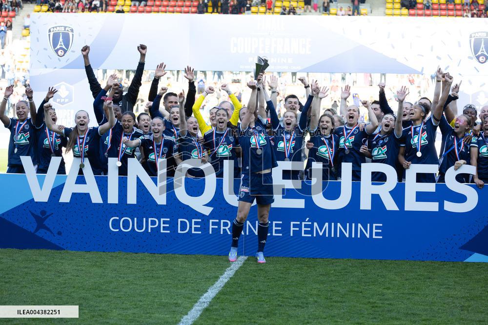 Women French Cup final football match PFC PSG - Calais