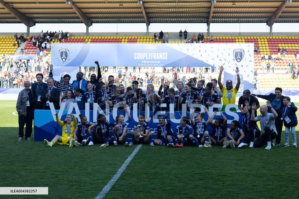 Women French Cup final football match PFC PSG - Calais