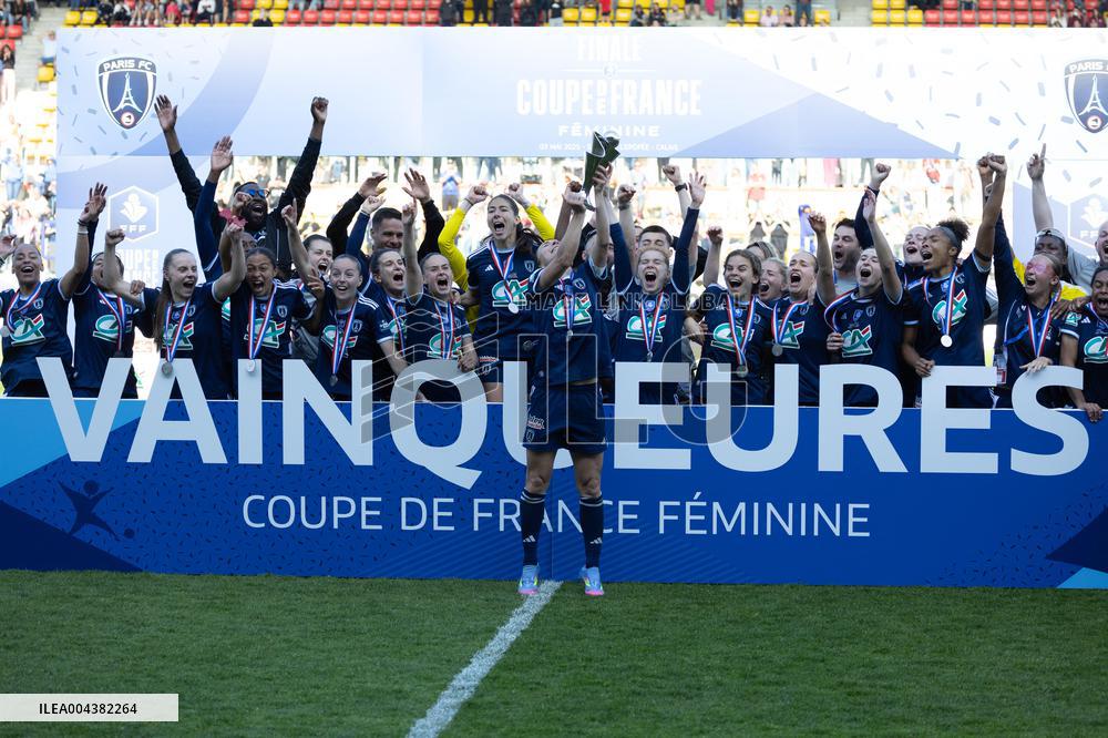 Women French Cup final football match PFC PSG - Calais