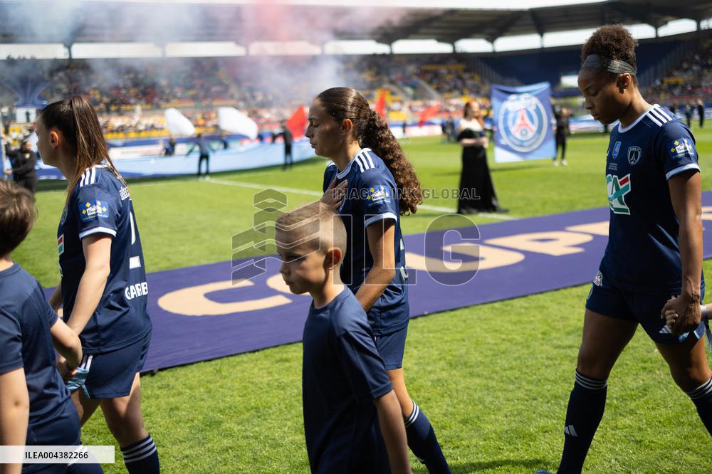 Women French Cup final football match PFC PSG - Calais