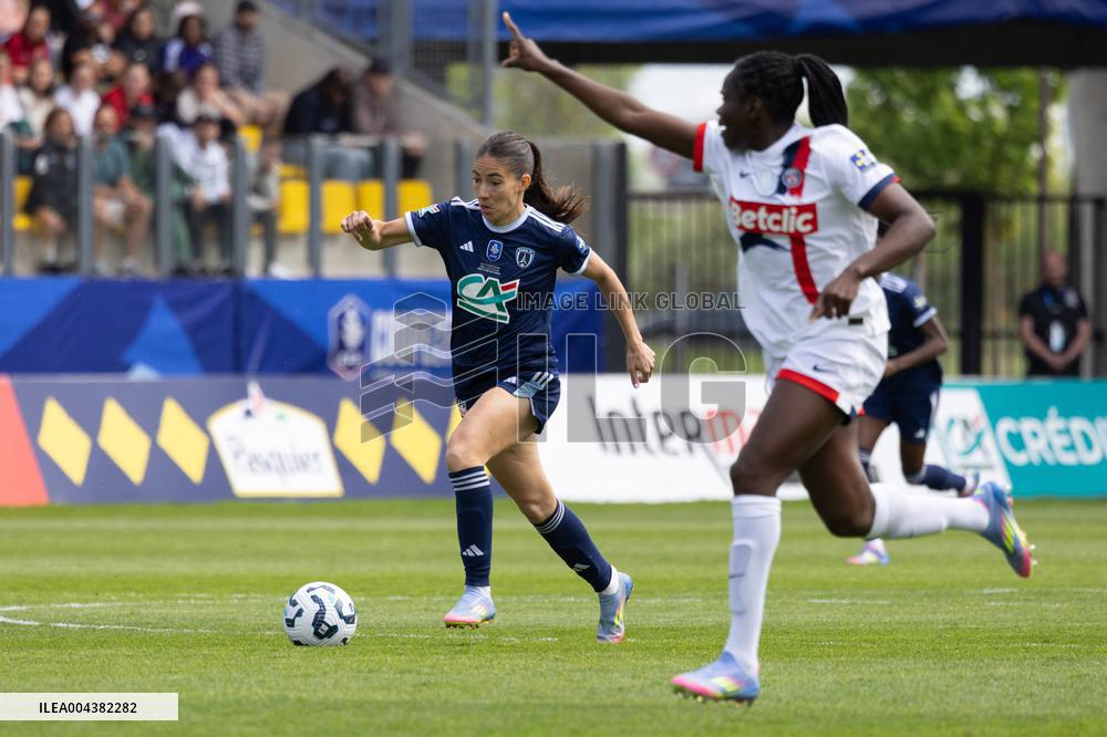 Women French Cup final football match PFC PSG - Calais
