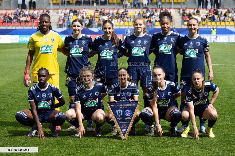 Women French Cup final football match PFC PSG - Calais