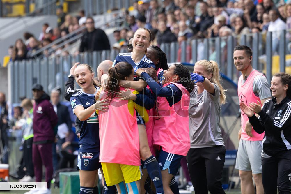 Women French Cup final football match PFC PSG - Calais