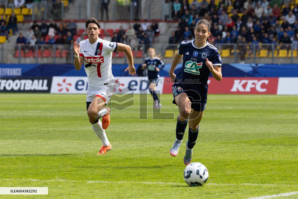 Women French Cup final football match PFC PSG - Calais