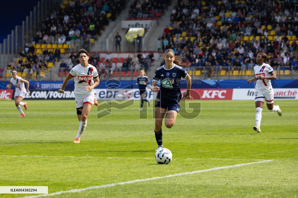 Women French Cup final football match PFC PSG - Calais