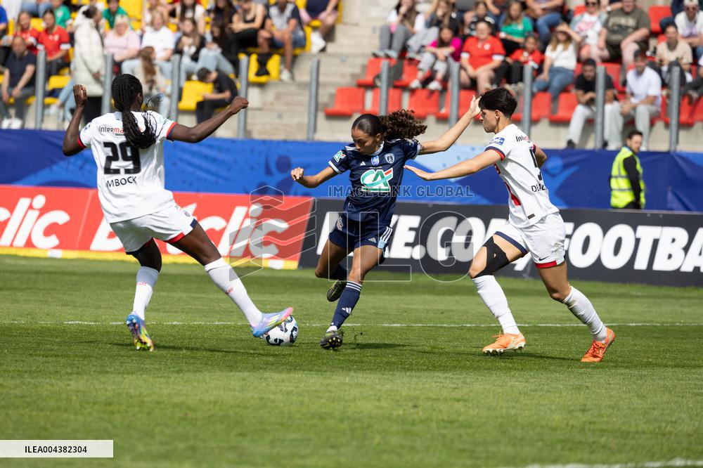 Women French Cup final football match PFC PSG - Calais