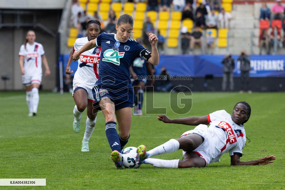 Women French Cup final football match PFC PSG - Calais