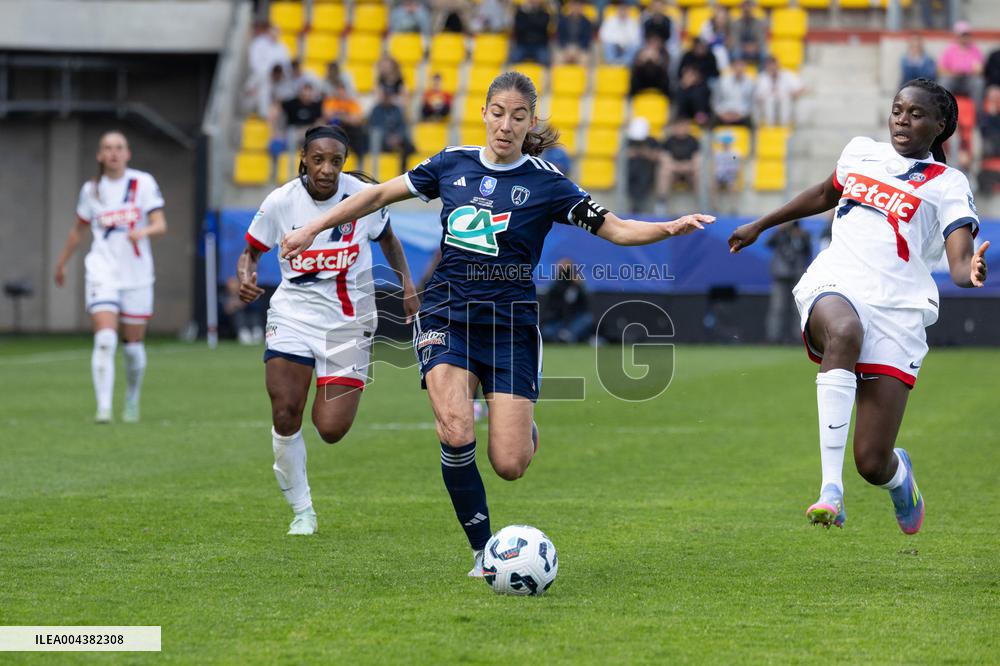 Women French Cup final football match PFC PSG - Calais