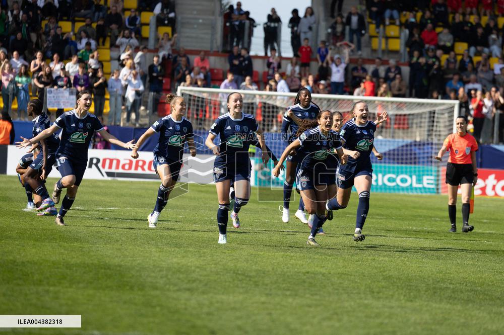 Women French Cup final football match PFC PSG - Calais