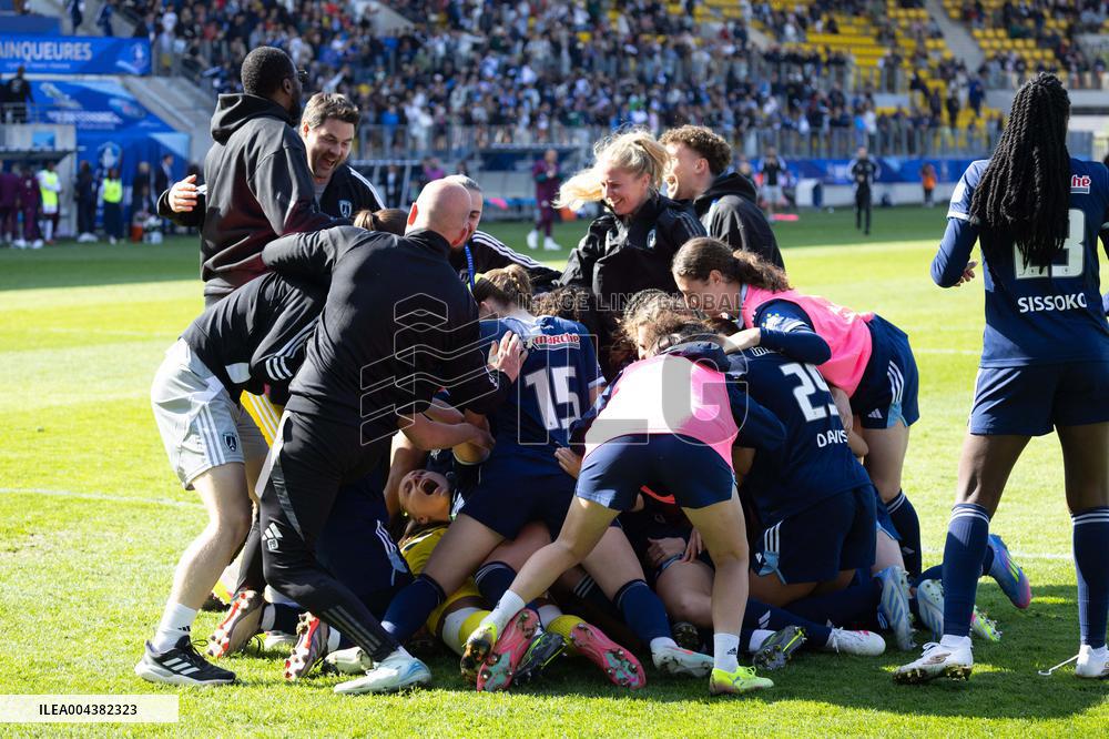 Women French Cup final football match PFC PSG - Calais
