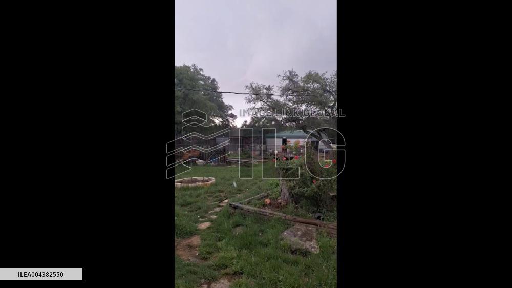 US: Severe Storms Bring Large Hail to Central Texas