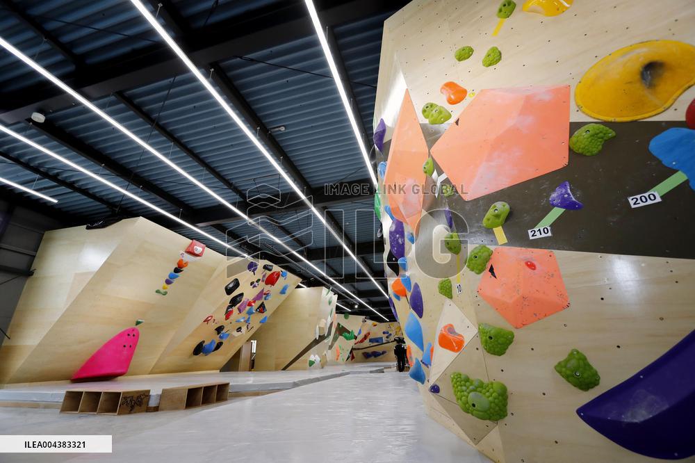 Sport climbing Olympic medalist opens gym