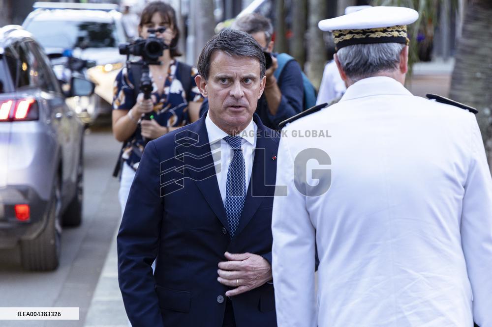 Manuel Valls Visits New Caledonia