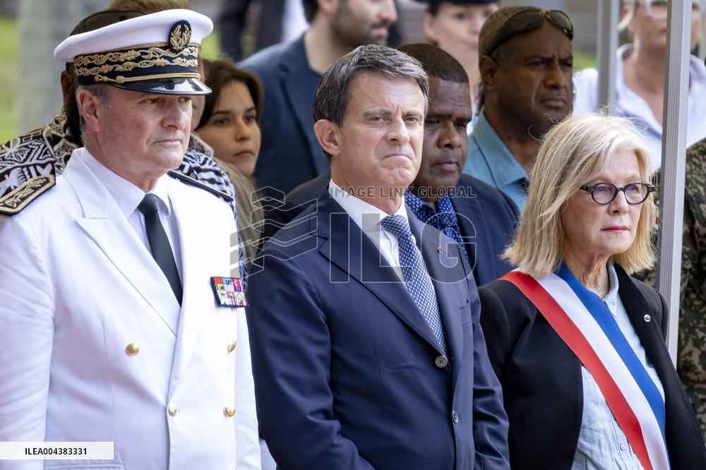 Manuel Valls Visits New Caledonia