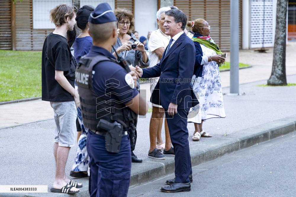 Manuel Valls Visits New Caledonia