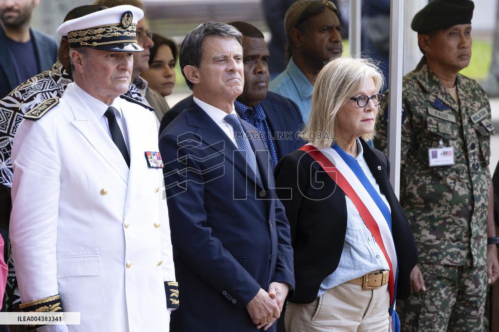Manuel Valls Visits New Caledonia