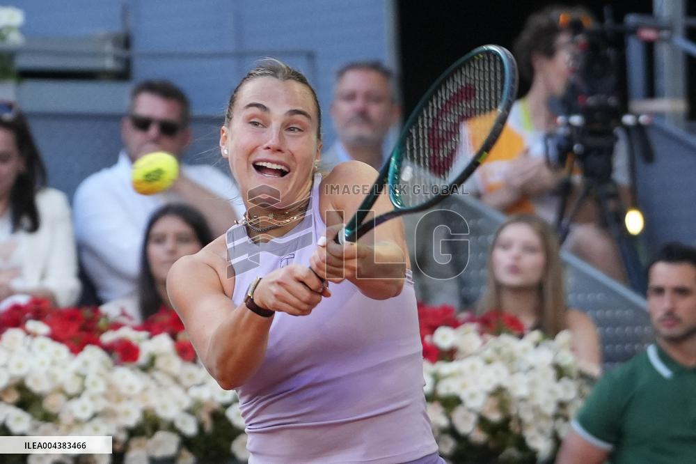 Mutua Madrid Open - Aryna Sabalenka Wins Her Third Title