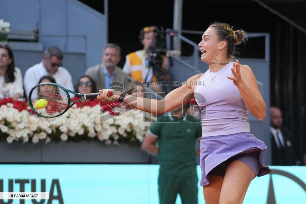 Mutua Madrid Open - Aryna Sabalenka Wins Her Third Title