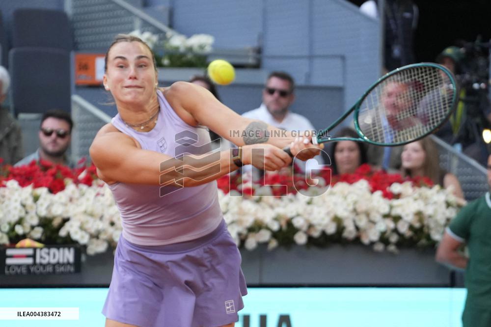 Mutua Madrid Open - Aryna Sabalenka Wins Her Third Title