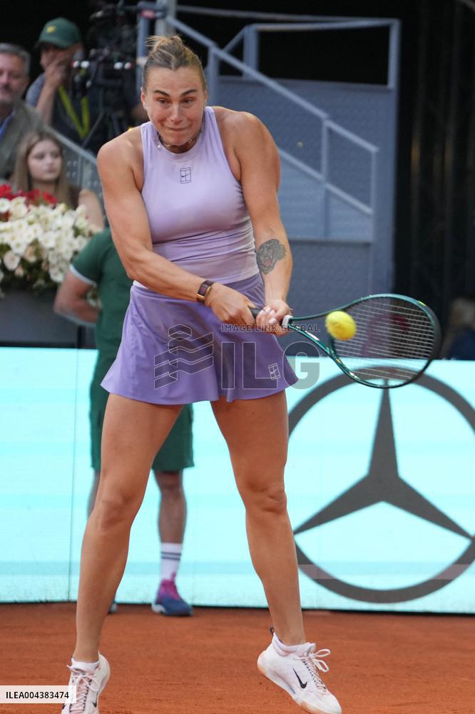 Mutua Madrid Open - Aryna Sabalenka Wins Her Third Title