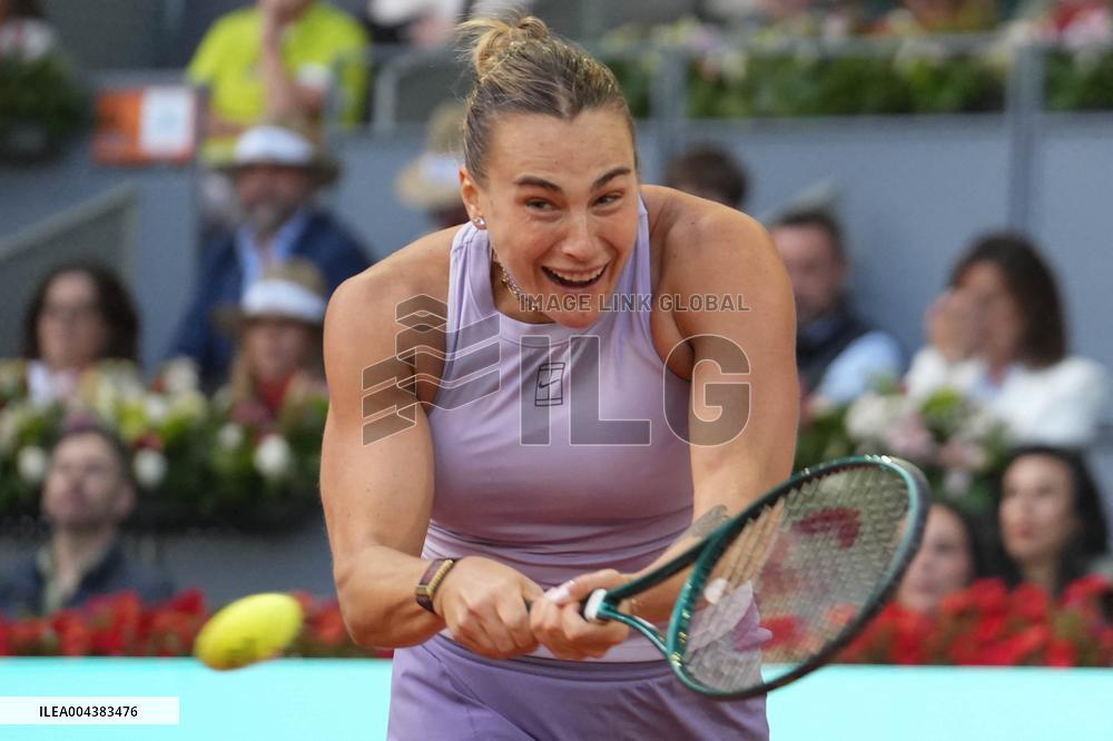 Mutua Madrid Open - Aryna Sabalenka Wins Her Third Title