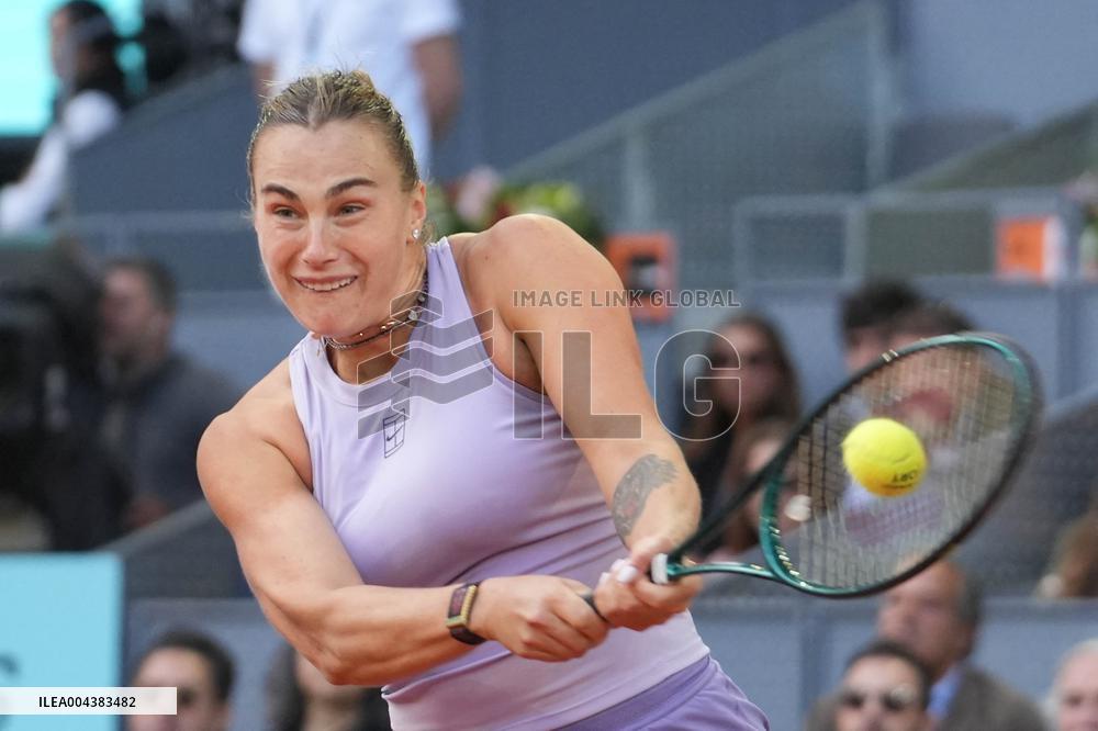 Mutua Madrid Open - Aryna Sabalenka Wins Her Third Title