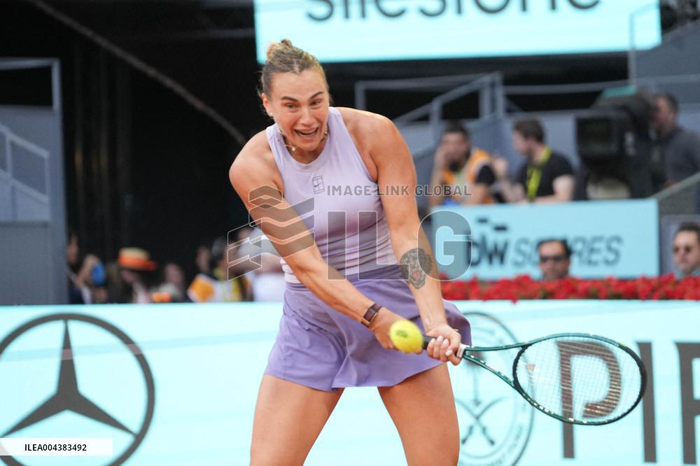Mutua Madrid Open - Aryna Sabalenka Wins Her Third Title