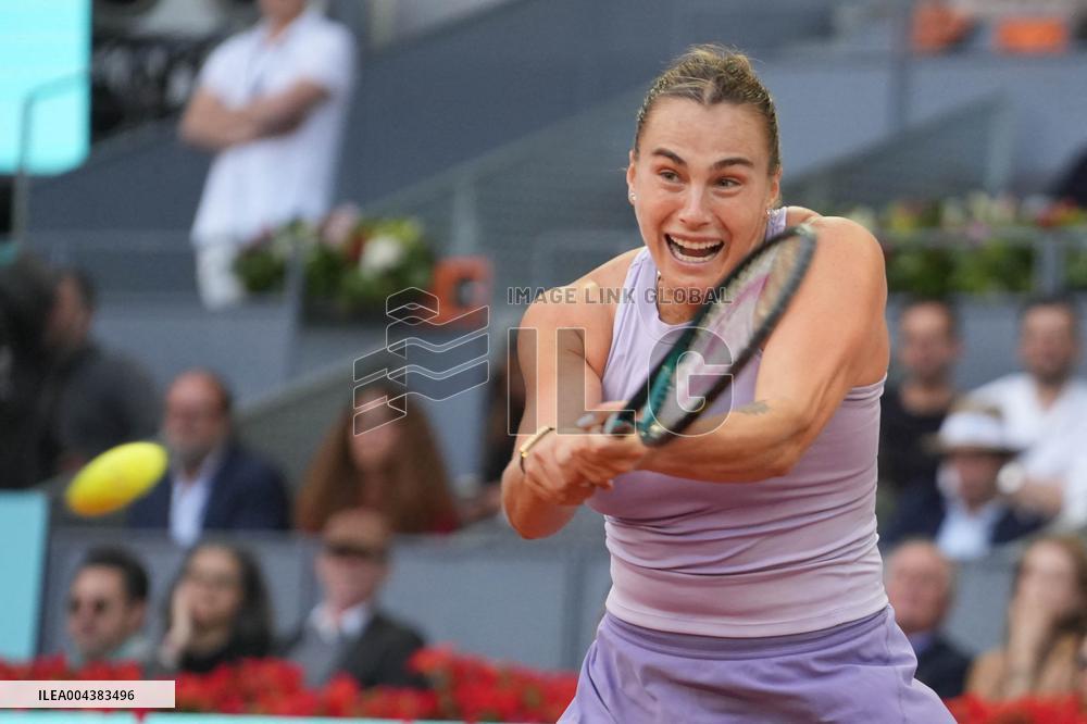 Mutua Madrid Open - Aryna Sabalenka Wins Her Third Title
