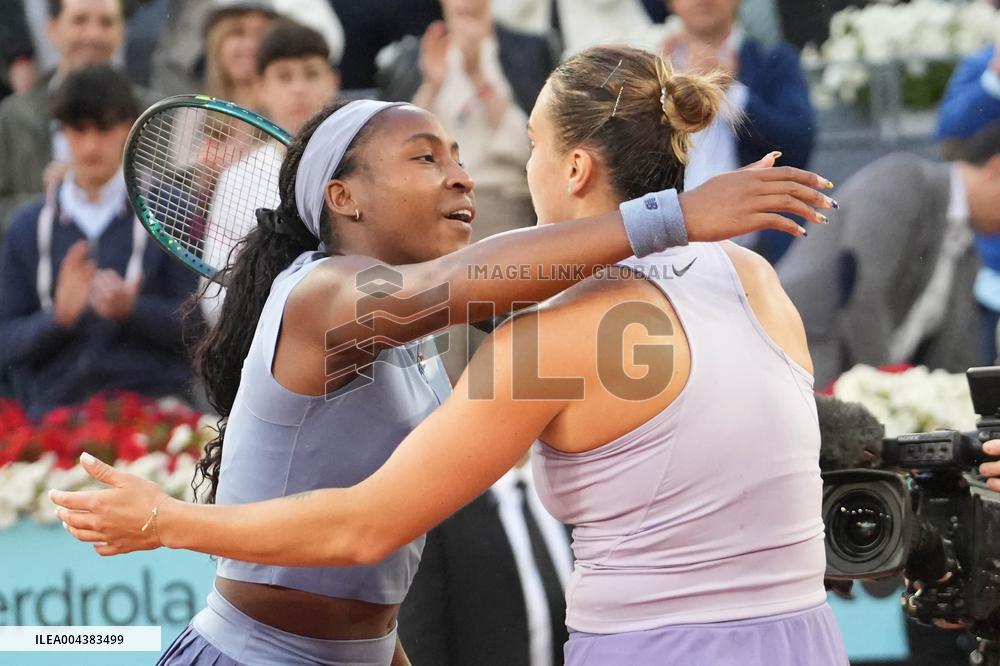 Mutua Madrid Open - Aryna Sabalenka Wins Her Third Title