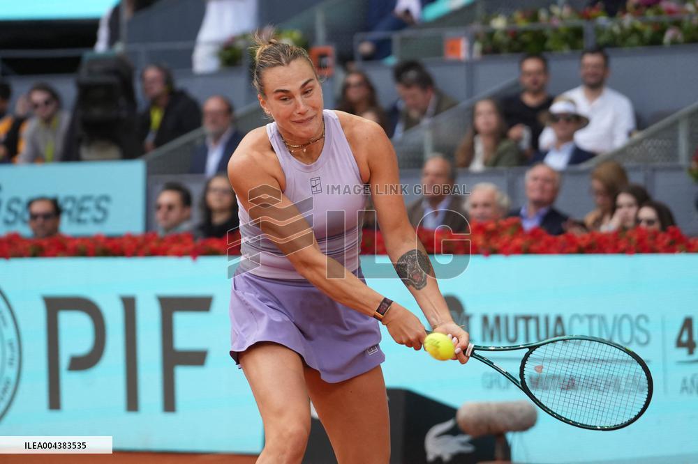 Mutua Madrid Open - Aryna Sabalenka Wins Her Third Title