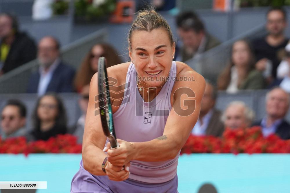 Mutua Madrid Open - Aryna Sabalenka Wins Her Third Title