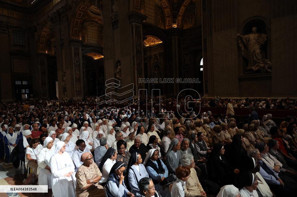 Eighth Mass of The Novendiali in Suffrage of Pope Francis - Vatican