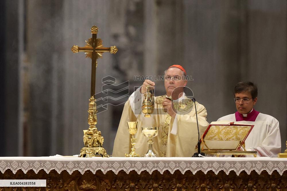 Eighth Mass of The Novendiali in Suffrage of Pope Francis - Vatican