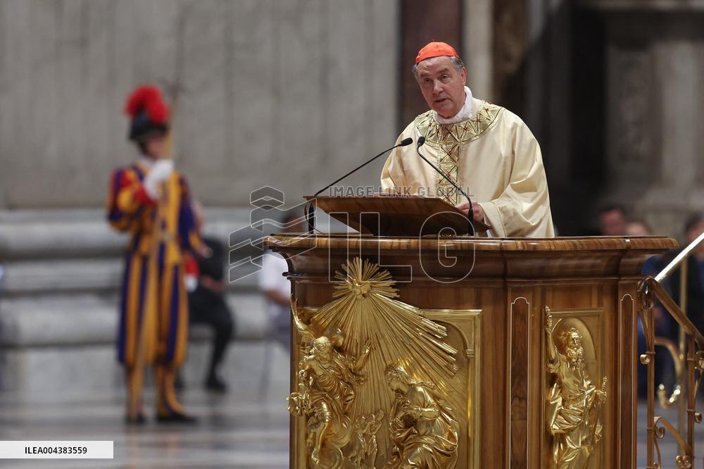 Eighth Mass of The Novendiali in Suffrage of Pope Francis - Vatican