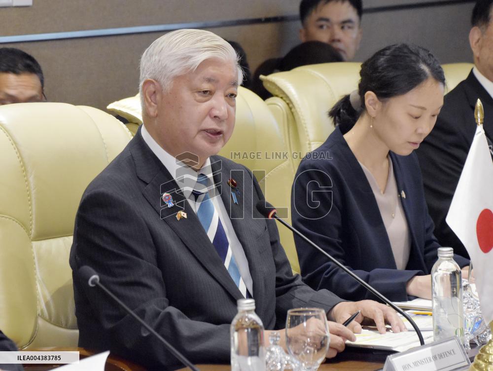 Japan defense minister in Sri Lanka