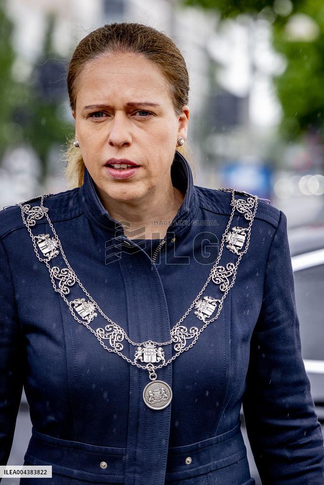 Commemoration at the National Merchant Navy Monument - Rotterdam