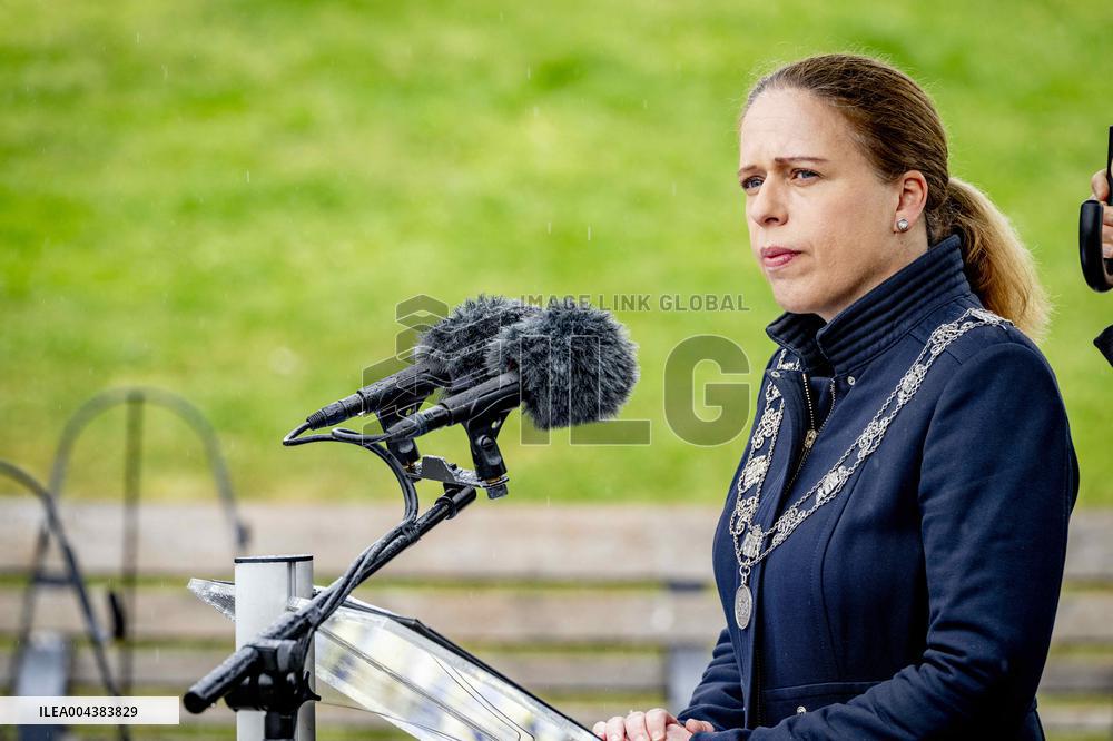 Commemoration at the National Merchant Navy Monument - Rotterdam