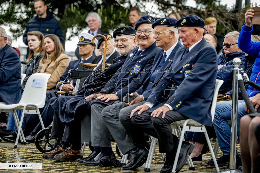 Commemoration at the National Merchant Navy Monument - Rotterdam