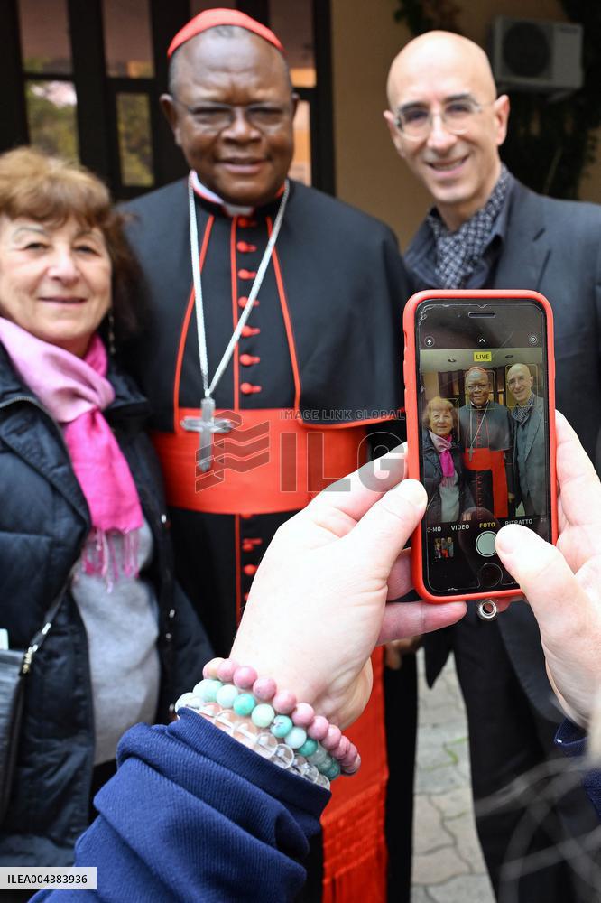 Cardinal Elector Fridolin Ambongo Besungu Celebrates A Mass - Rome
