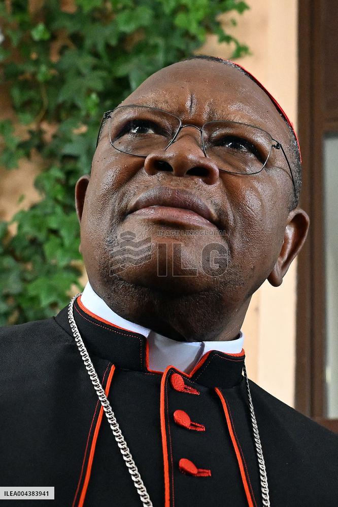 Cardinal Elector Fridolin Ambongo Besungu Celebrates A Mass - Rome