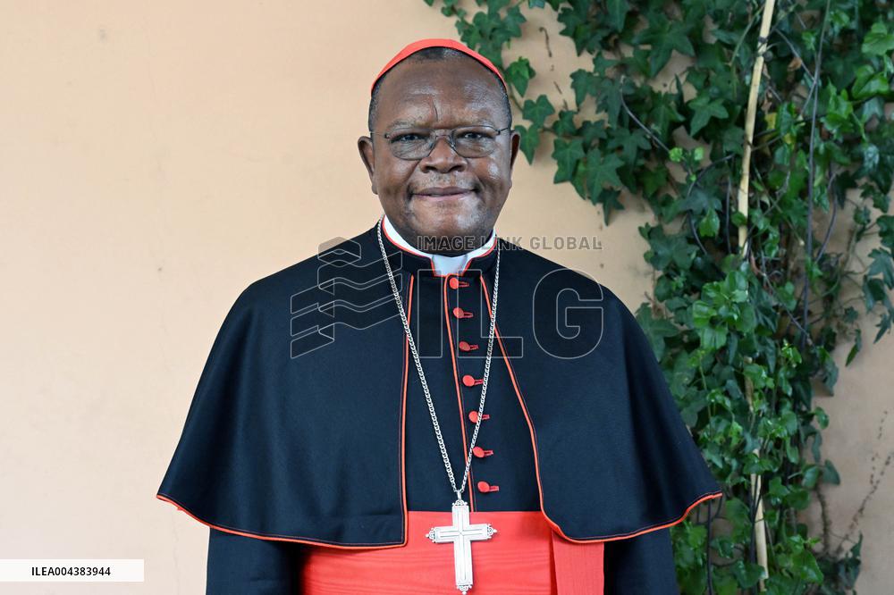 Cardinal Elector Fridolin Ambongo Besungu Celebrates A Mass - Rome