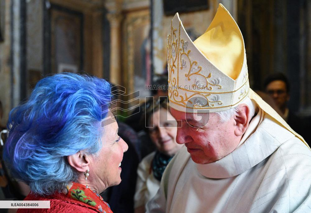Cardinal Jean-Marc Aveline Celebrates a Mass - Rome