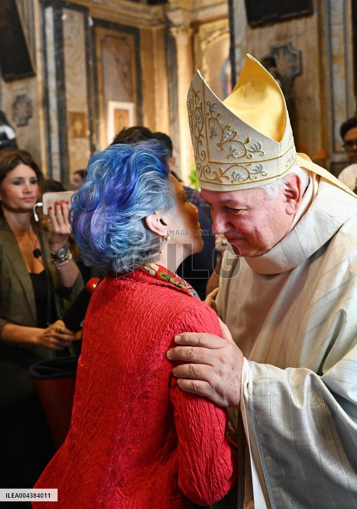 Cardinal Jean-Marc Aveline Celebrates a Mass - Rome